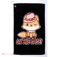 Foxy On That Case Cute Fox Golf Towel thumb 0