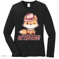 Foxy On That Case Cute Fox Women's Long Sleeve Shirt thumb 0