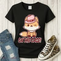 Foxy On That Case Cute Fox Women's T-Shirt thumb 3