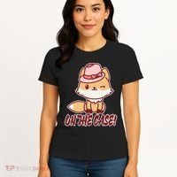 Foxy On That Case Cute Fox Women's T-Shirt thumb 4