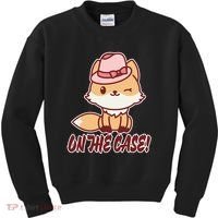 Foxy On That Case Cute Fox Kids Sweatshirt thumb 0