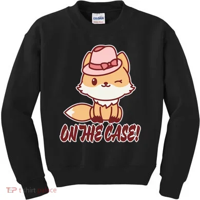 Foxy On That Case Cute Fox Kids Sweatshirt