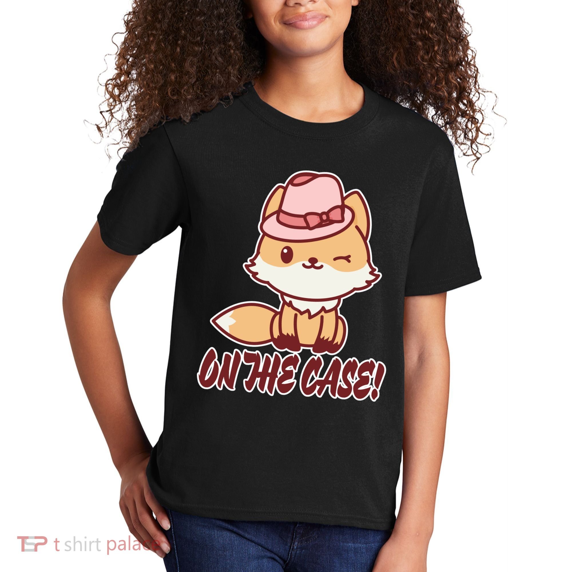 Foxy On That Case Cute Fox Kids T-Shirt
