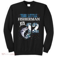 Fishing Party 12 Year Old Birthday Fisherman 12th Fisher Sweatshirt thumb 0