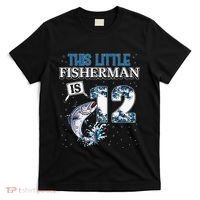 Fishing Party 12 Year Old Birthday Fisherman 12th Fisher T-Shirt thumb 0