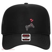 Funny Player 1 Player 2 Matching Gamer Couple Him Her Funny Gift Hat thumb 0
