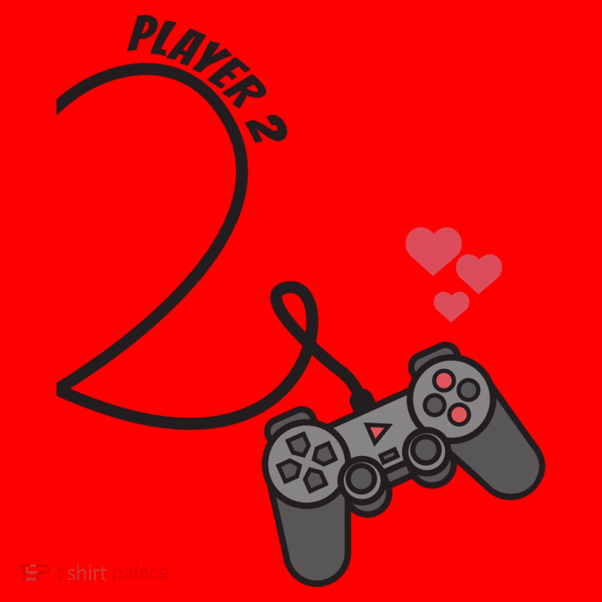 Funny Player 1 Player 2 Matching Gamer Couple Him Her Funny Gift Santa Hat