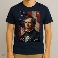 Franklin Pierce 14th President Of The United States Portrait T-Shirt thumb 3
