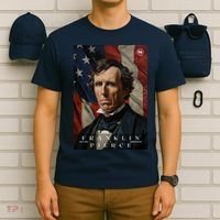 Franklin Pierce 14th President Of The United States Portrait T-Shirt thumb 6