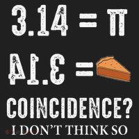 Funny Pi 314 = Pie Coincidence I Think Not Math Pun Tumbler thumb 3