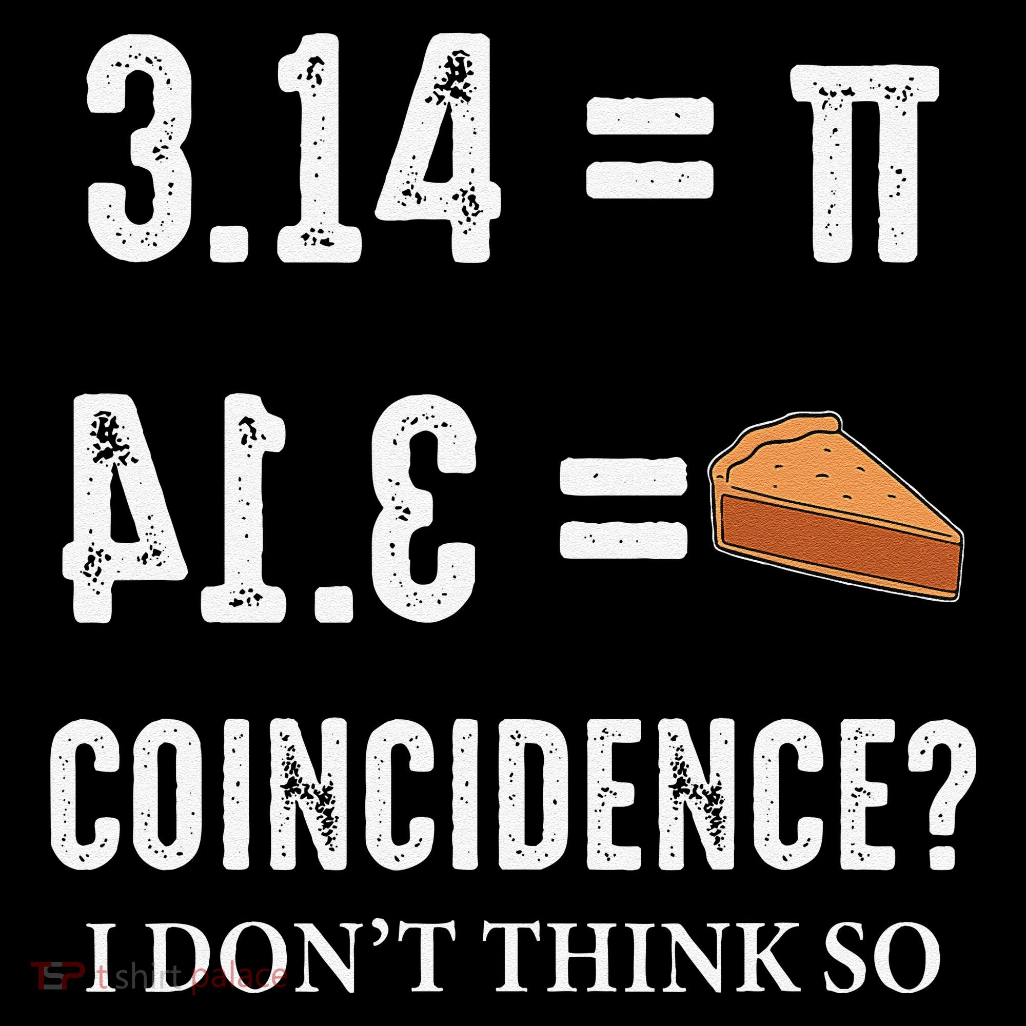 Funny Pi 314 = Pie Coincidence I Think Not Math Pun Ornament