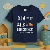Funny Pi 314 = Pie Coincidence I Think Not Math Pun Toddler T-Shirt thumb 3