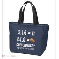 Funny Pi 314 = Pie Coincidence I Think Not Math Pun Tote Bag thumb 3