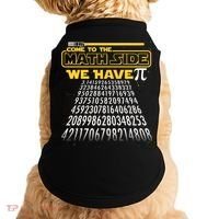 Funny Pi 3.14 Day Come To The Math Side We Have Pi Doggie Tank thumb 0