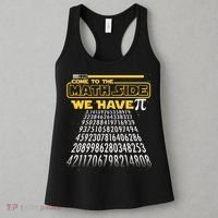 Funny Pi 3.14 Day Come To The Math Side We Have Pi Women's Tank Top thumb 3
