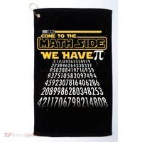 Funny Pi 3.14 Day Come To The Math Side We Have Pi Golf Towel thumb 0