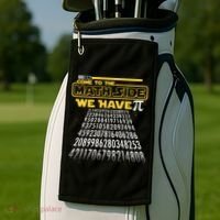 Funny Pi 3.14 Day Come To The Math Side We Have Pi Golf Towel thumb 2
