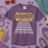 Funny Pi 3.14 Day Come To The Math Side We Have Pi Kids T-Shirt thumb 3