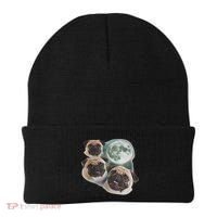 Funny Pug 3 Pug Moon Dog Lovers Three Space Canines Beanie thumb 0