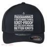 Funny Programmer Art Women Computer Coder Programming Flexfit Unipanel Trucker Cap