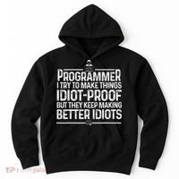 Funny Programmer Art Women Computer Coder Programming Hoodie thumb 0