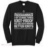 Funny Programmer Art Women Computer Coder Programming Sweatshirt