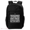Funny Programmer Art Women Computer Coder Programming Backpack