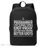 Funny Programmer Art Women Computer Coder Programming Modern Backpack