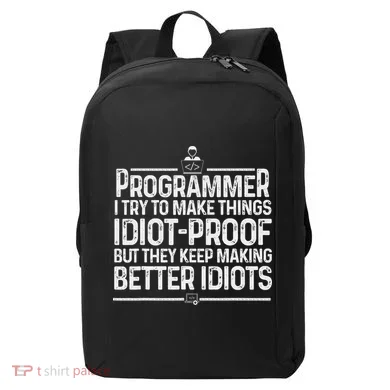 Funny Programmer Art Women Computer Coder Programming Modern Backpack