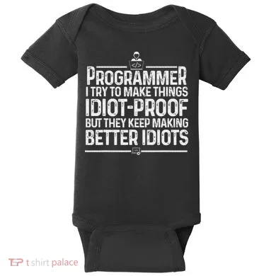 Funny Programmer Art Women Computer Coder Programming Baby Bodysuit