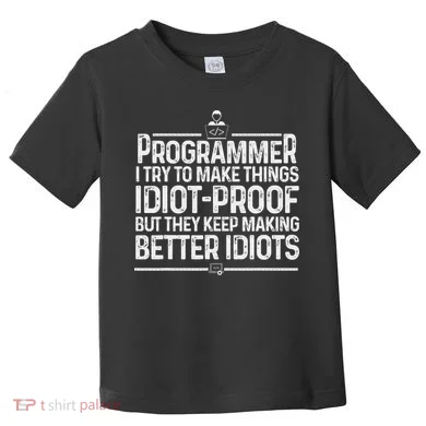 Funny Programmer Art Women Computer Coder Programming Toddler T-Shirt