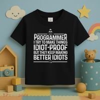 Funny Programmer Art Women Computer Coder Programming Toddler T-Shirt thumb 3