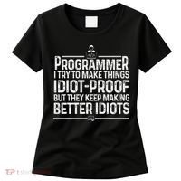 Funny Programmer Art Women Computer Coder Programming Women's T-Shirt thumb 0