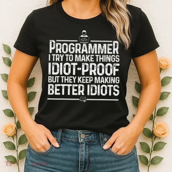 Funny Programmer Art Women Computer Coder Programming Women's T-Shirt