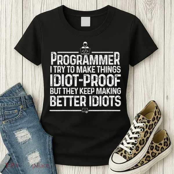 Funny Programmer Art Women Computer Coder Programming Women's T-Shirt