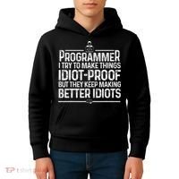 Funny Programmer Art Women Computer Coder Programming Kids Hoodie thumb 4