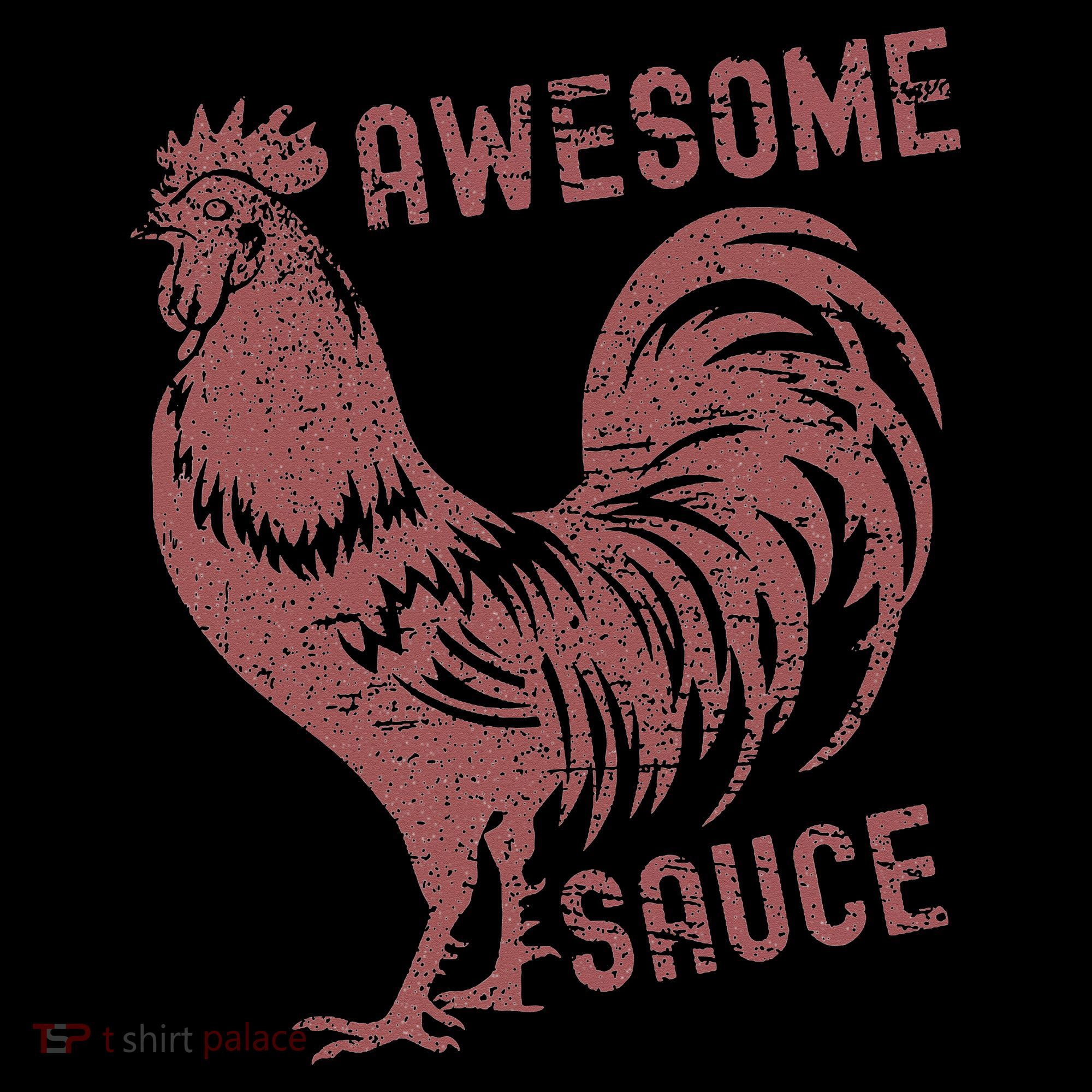 Funny Pets Awesome Sauce With Picture Of Rooster Coffee Mug