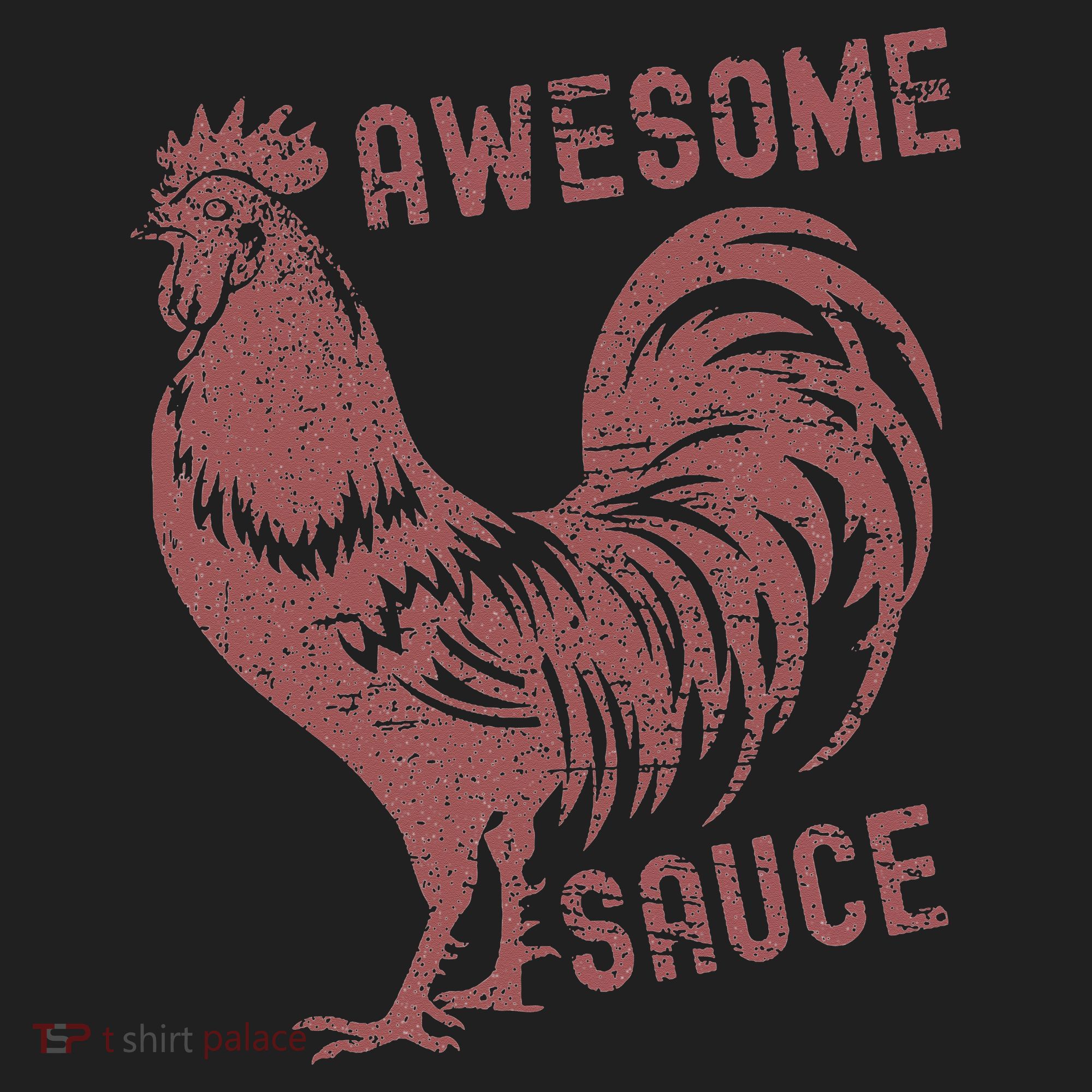 Funny Pets Awesome Sauce With Picture Of Rooster Beanie