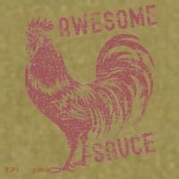 Funny Pets Awesome Sauce With Picture Of Rooster Garment-Dyed Women's Muscle Tee thumb 6