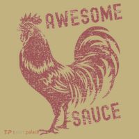 Funny Pets Awesome Sauce With Picture Of Rooster Sweatshirt thumb 2