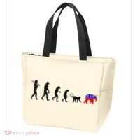 Funny Pro-Democrat Anti-Republican Devolution Tote Bag thumb 3