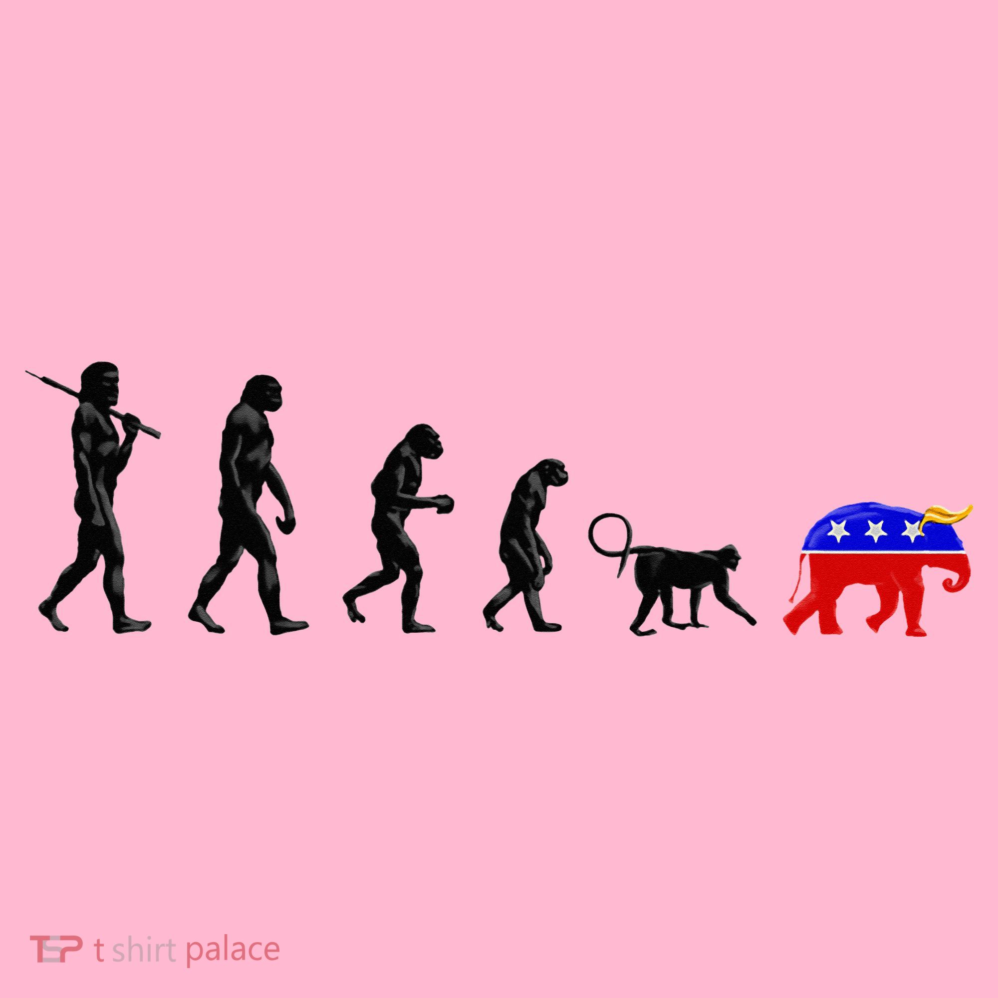 Funny Pro-Democrat Anti-Republican Devolution Coaster