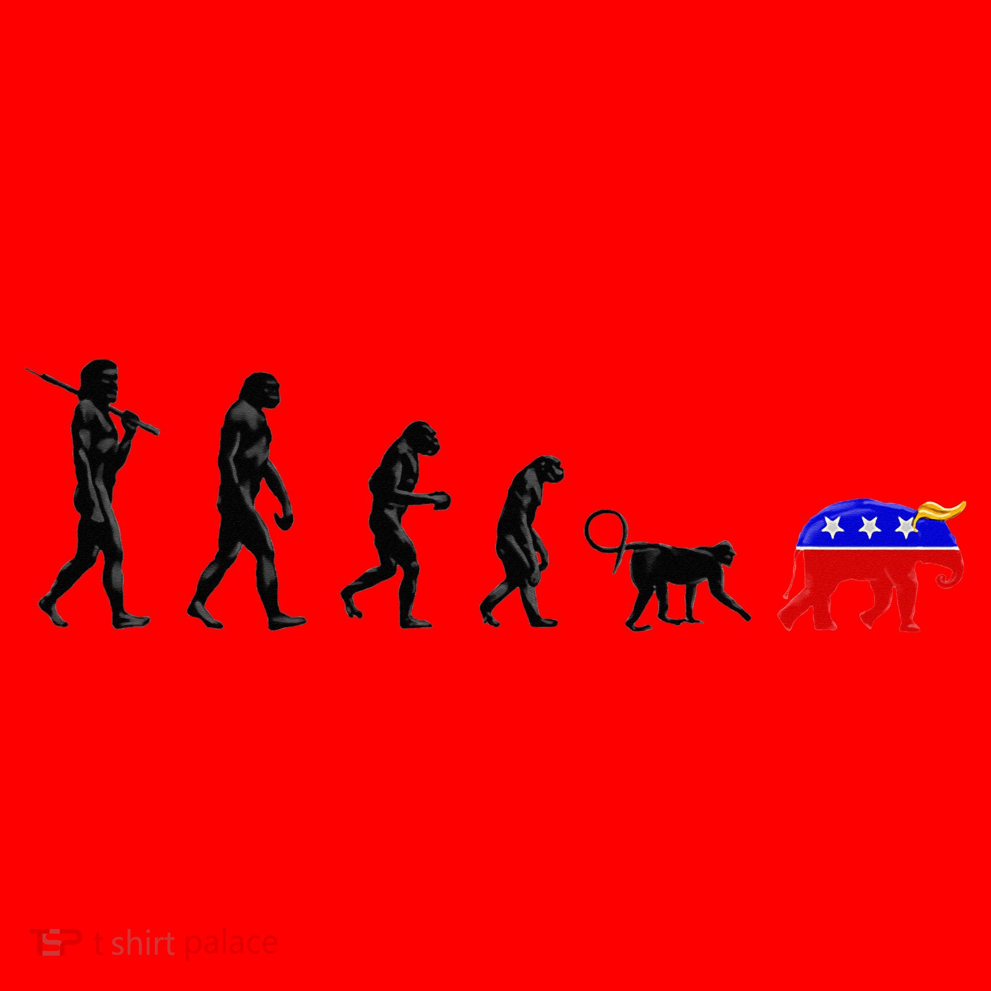 Funny Pro-Democrat Anti-Republican Devolution Santa Hat