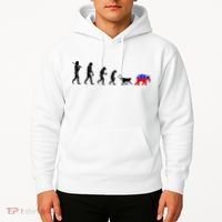 Funny Pro-Democrat Anti-Republican Devolution Hoodie thumb 2