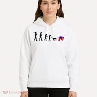 Funny Pro-Democrat Anti-Republican Devolution Hoodie thumb 5