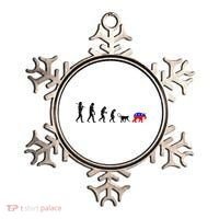 Funny Pro-Democrat Anti-Republican Devolution Ornament thumb 0
