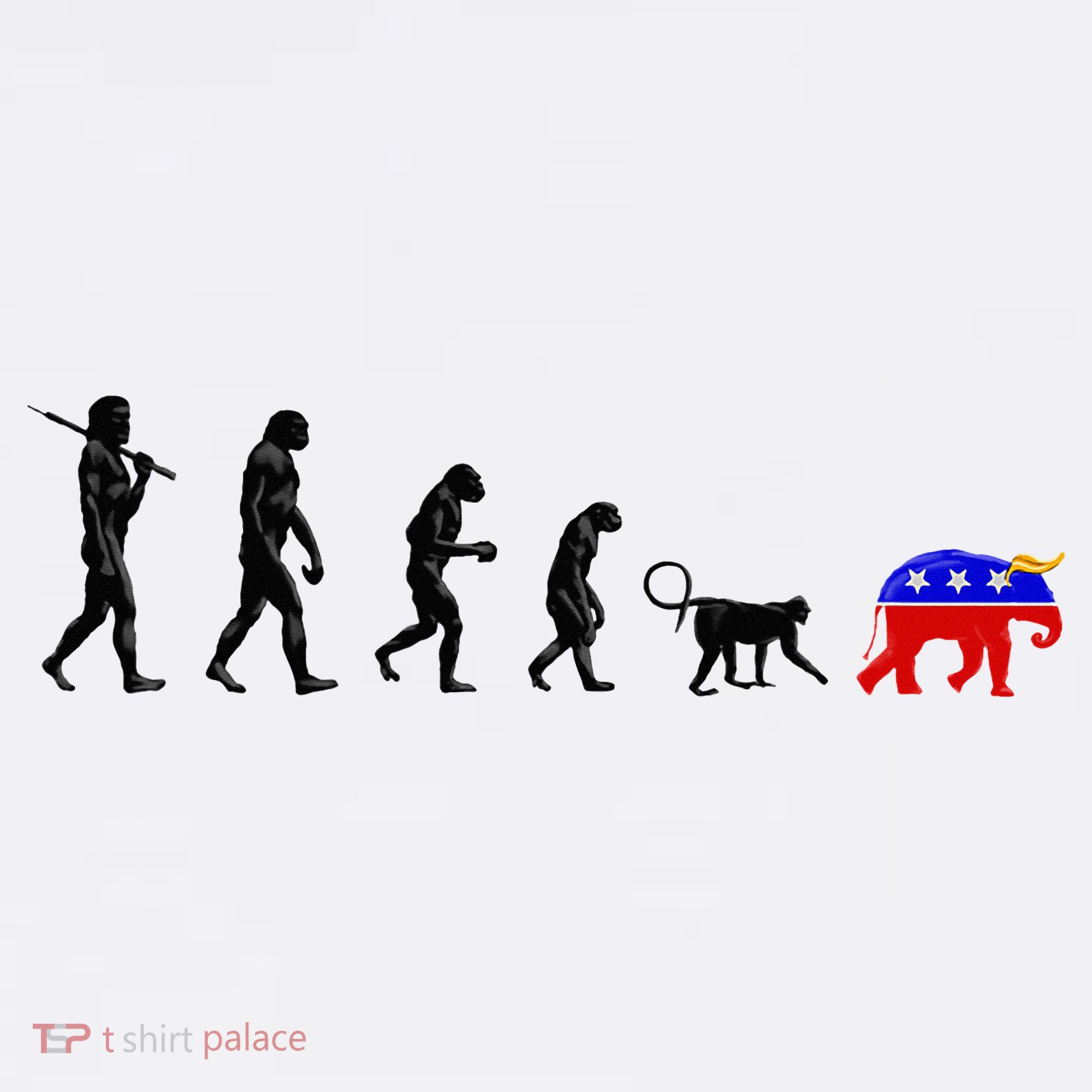Funny Pro-Democrat Anti-Republican Devolution Tank Top