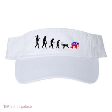 Funny Pro-Democrat Anti-Republican Devolution Visor