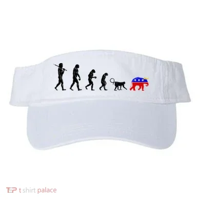 Funny Pro-Democrat Anti-Republican Devolution Visor