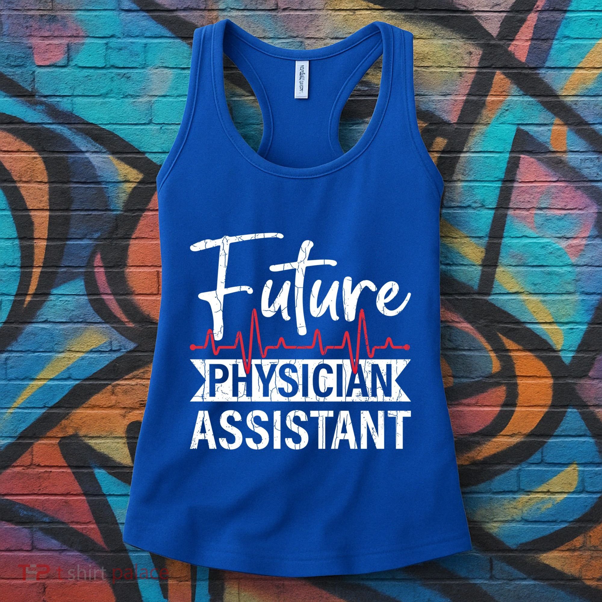Future Physician Assistant Funny Pa Medical Student Graphic Gift Women's Tank Top